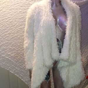 Forever 21 Cream Textured Sweater